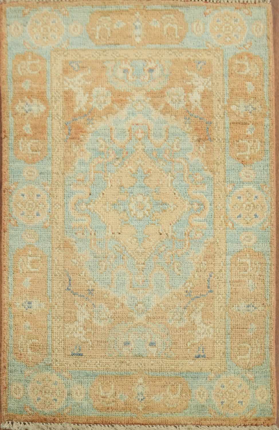 Vegetable Dye Oushak Foyer Oriental Rug 2x3