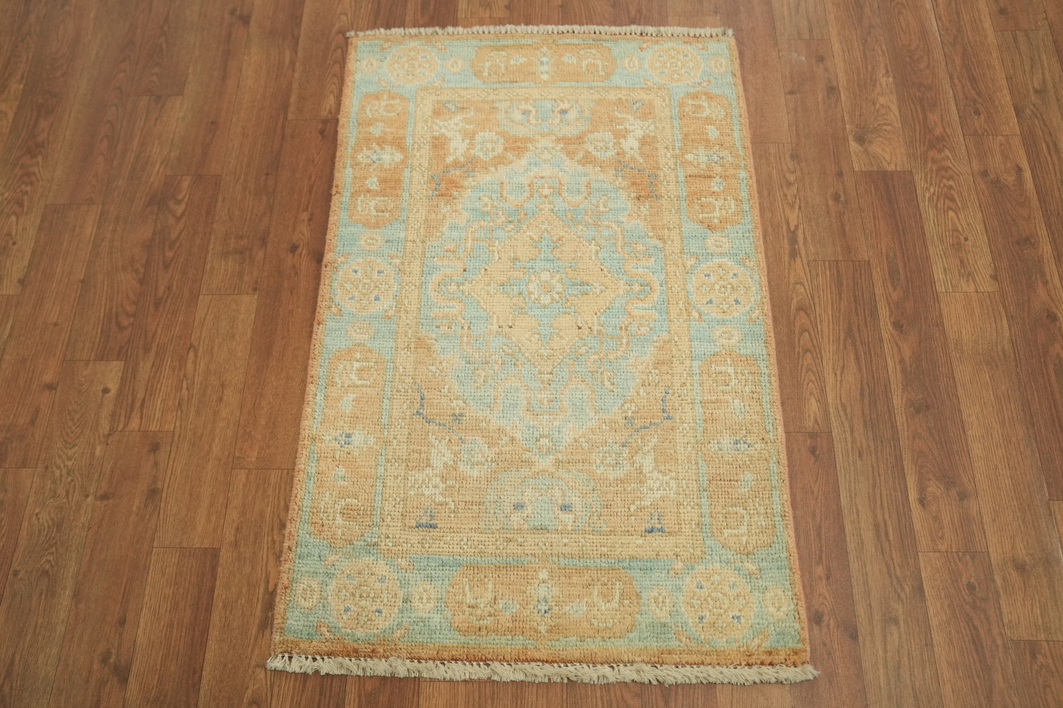 Vegetable Dye Oushak Foyer Oriental Rug 2x3