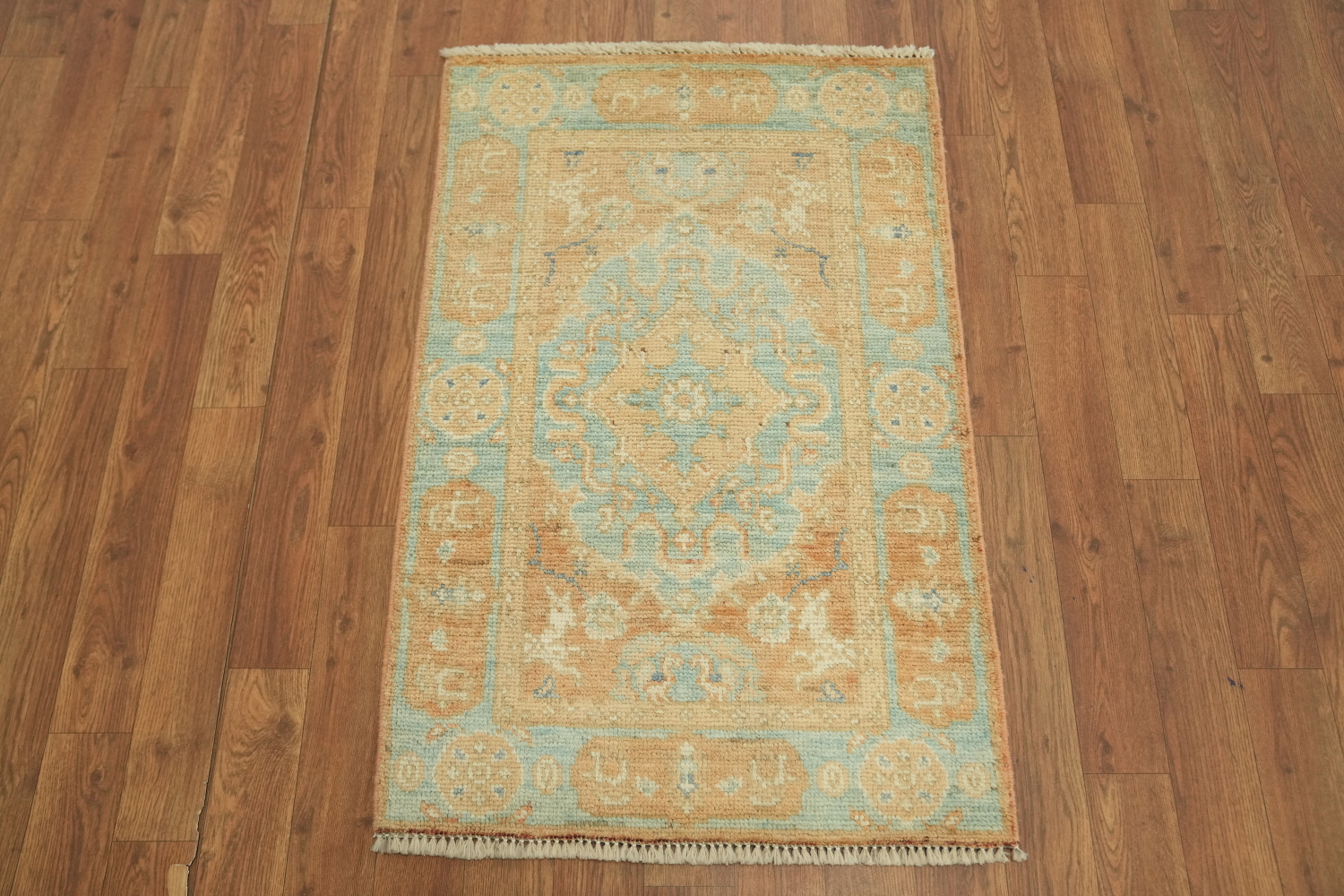Vegetable Dye Oushak Foyer Oriental Rug 2x3