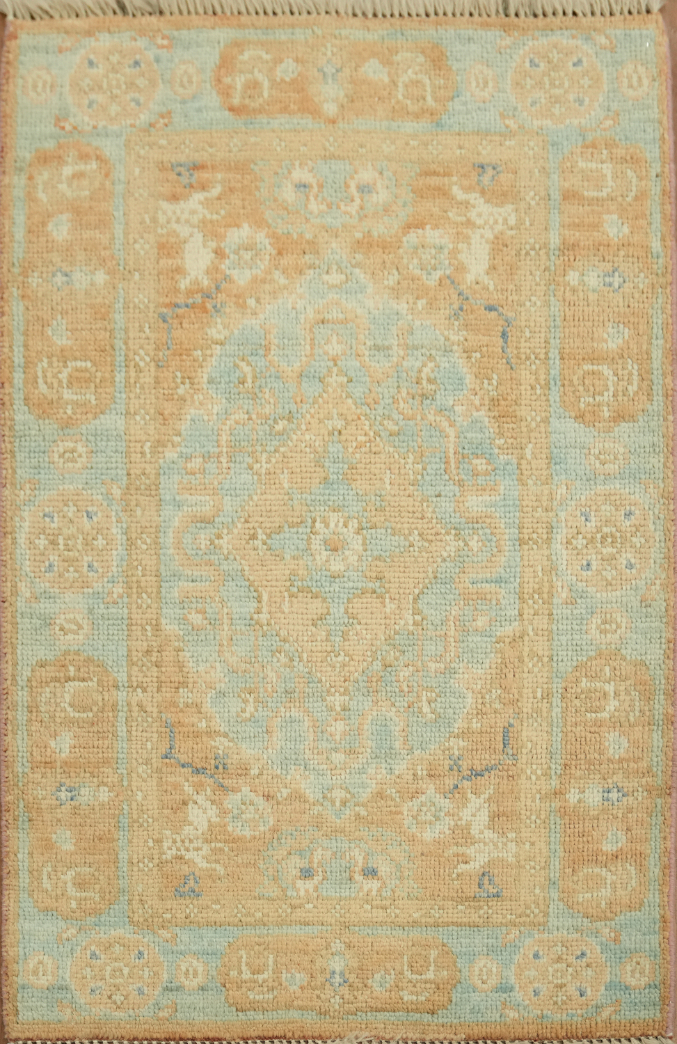 Vegetable Dye Oushak Foyer Oriental Rug 2x3