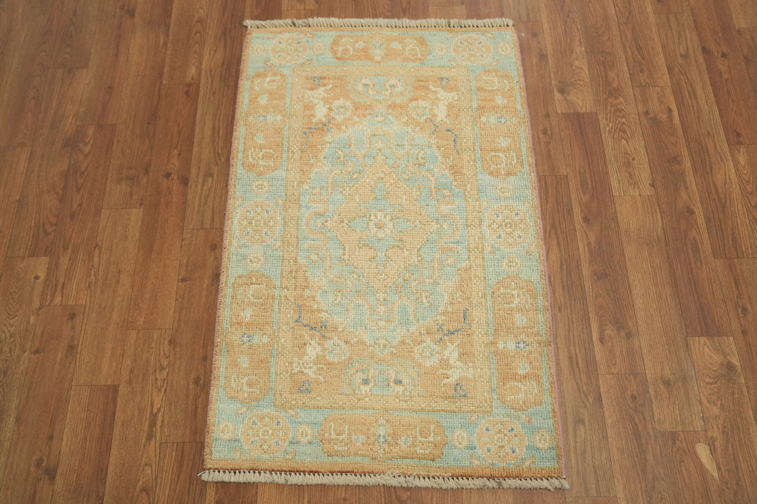 Vegetable Dye Oushak Foyer Oriental Rug 2x3