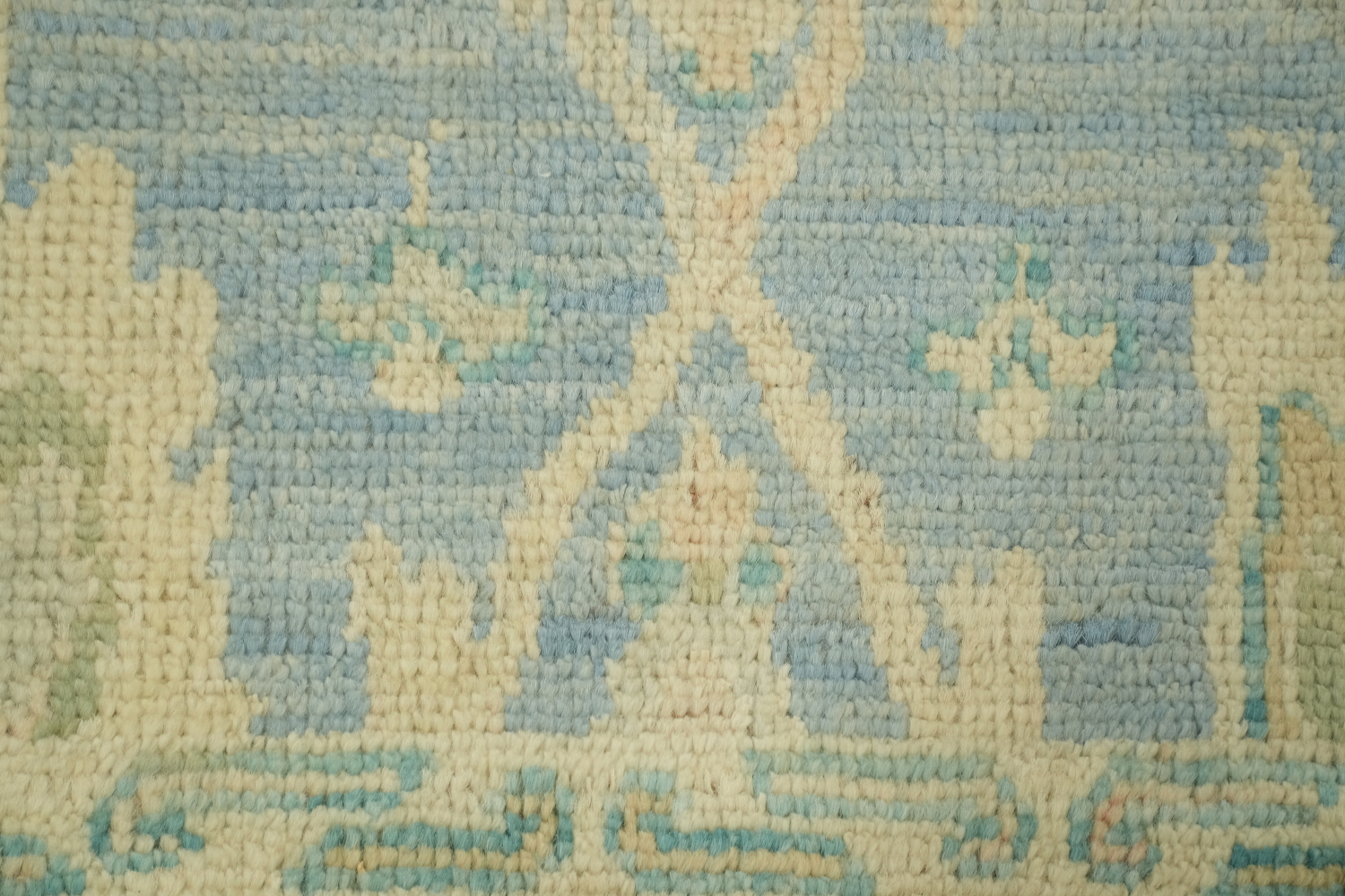 Handmade Turkish Oushak Vegetable Dye Rug 2x3