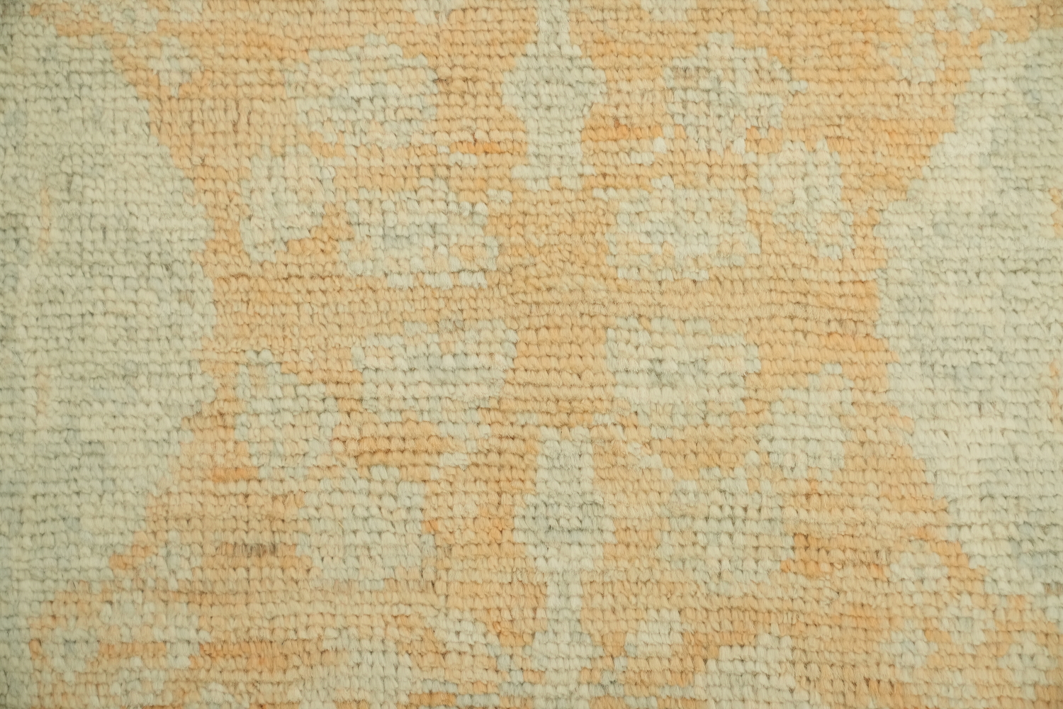 Orange Wool Oushak Vegetable Dye Rug 2x3