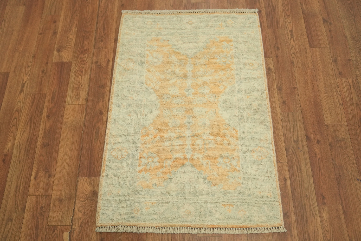 Vegetable Dye Oushak Oriental Rug 2x3