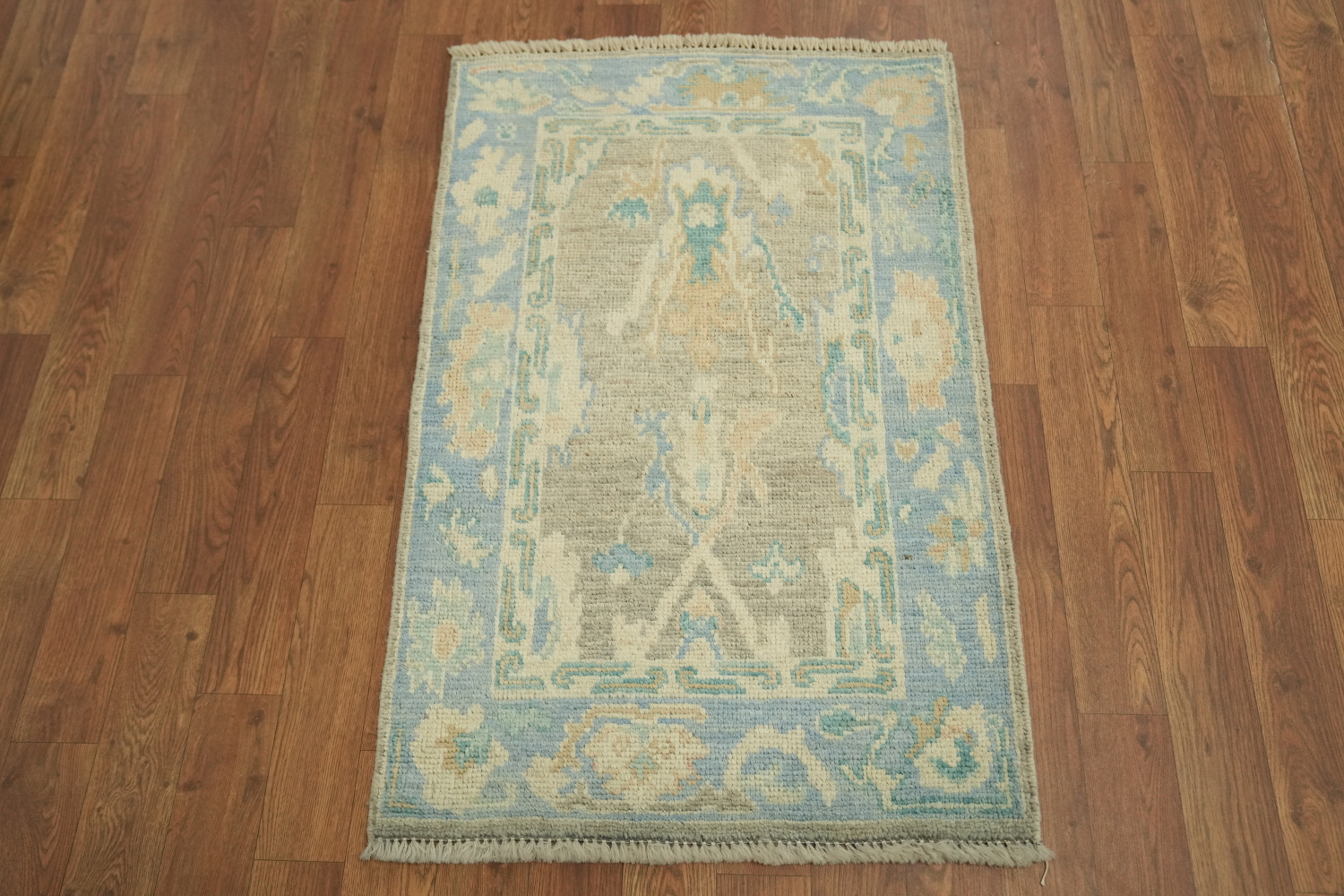 Handmade Oushak Vegetable Dye Rug 2x3