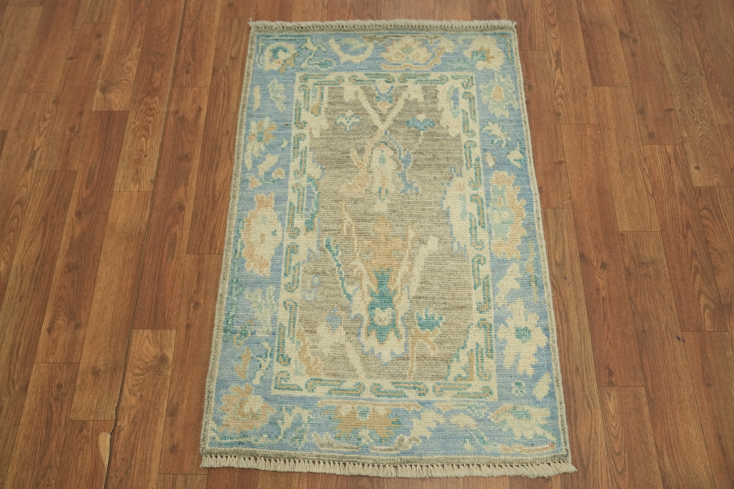 Handmade Oushak Vegetable Dye Rug 2x3