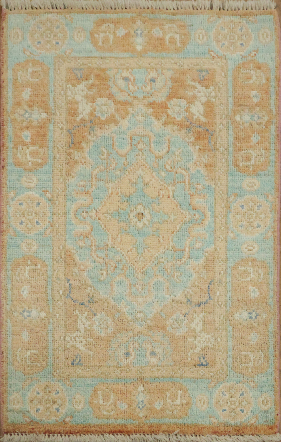 Vegetable Dye Oushak Oriental Rug 2x3