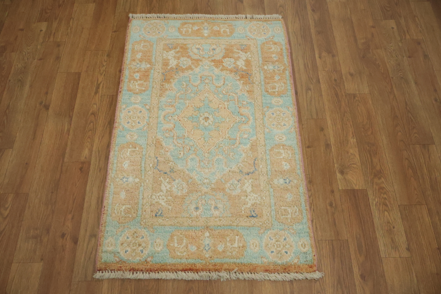 Vegetable Dye Oushak Oriental Rug 2x3