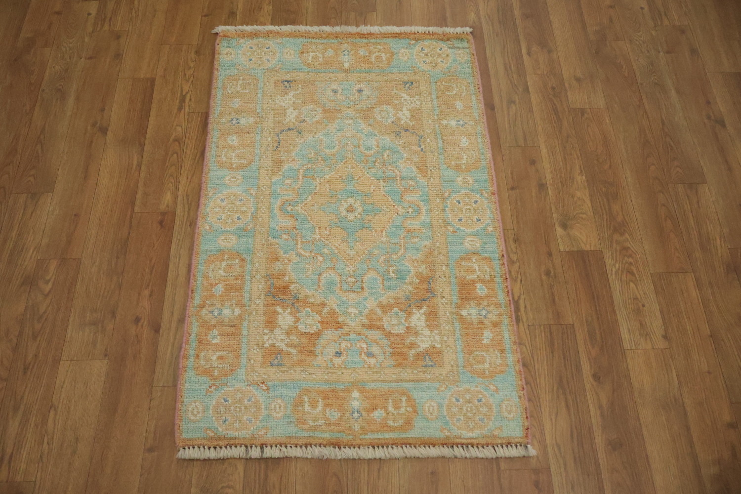Vegetable Dye Oushak Oriental Rug 2x3