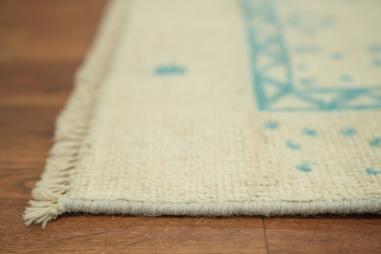 Vegetable Dye Oushak Foyer Turkish Rug 2x3