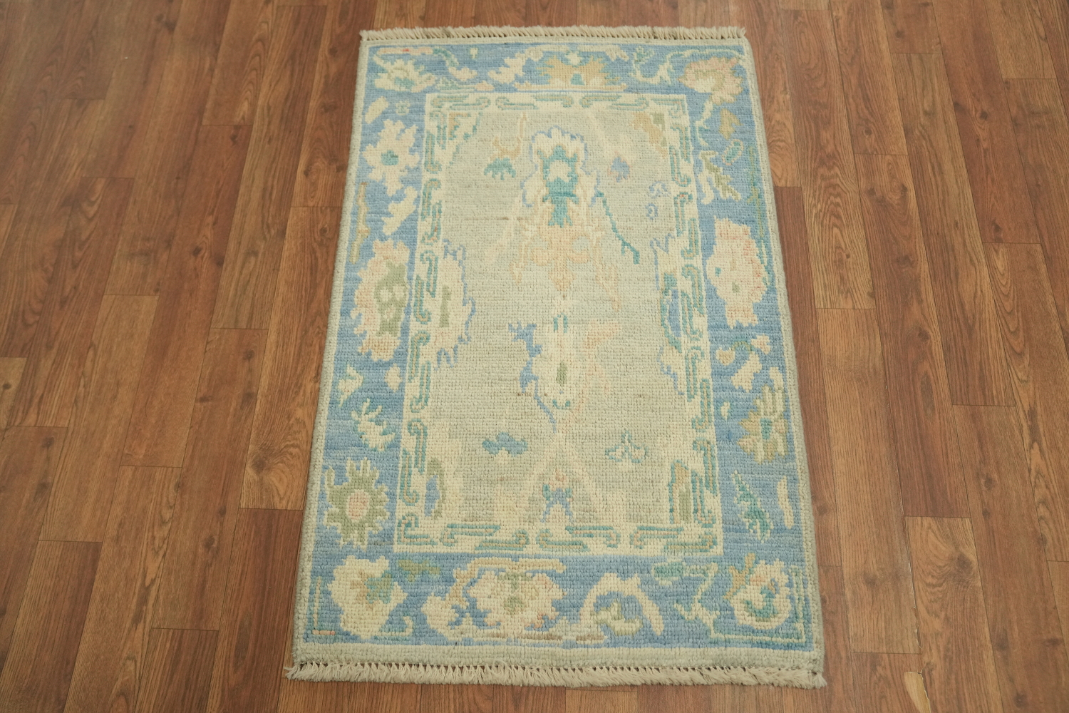 Vegetable Dye Oushak Oriental Rug 2x3