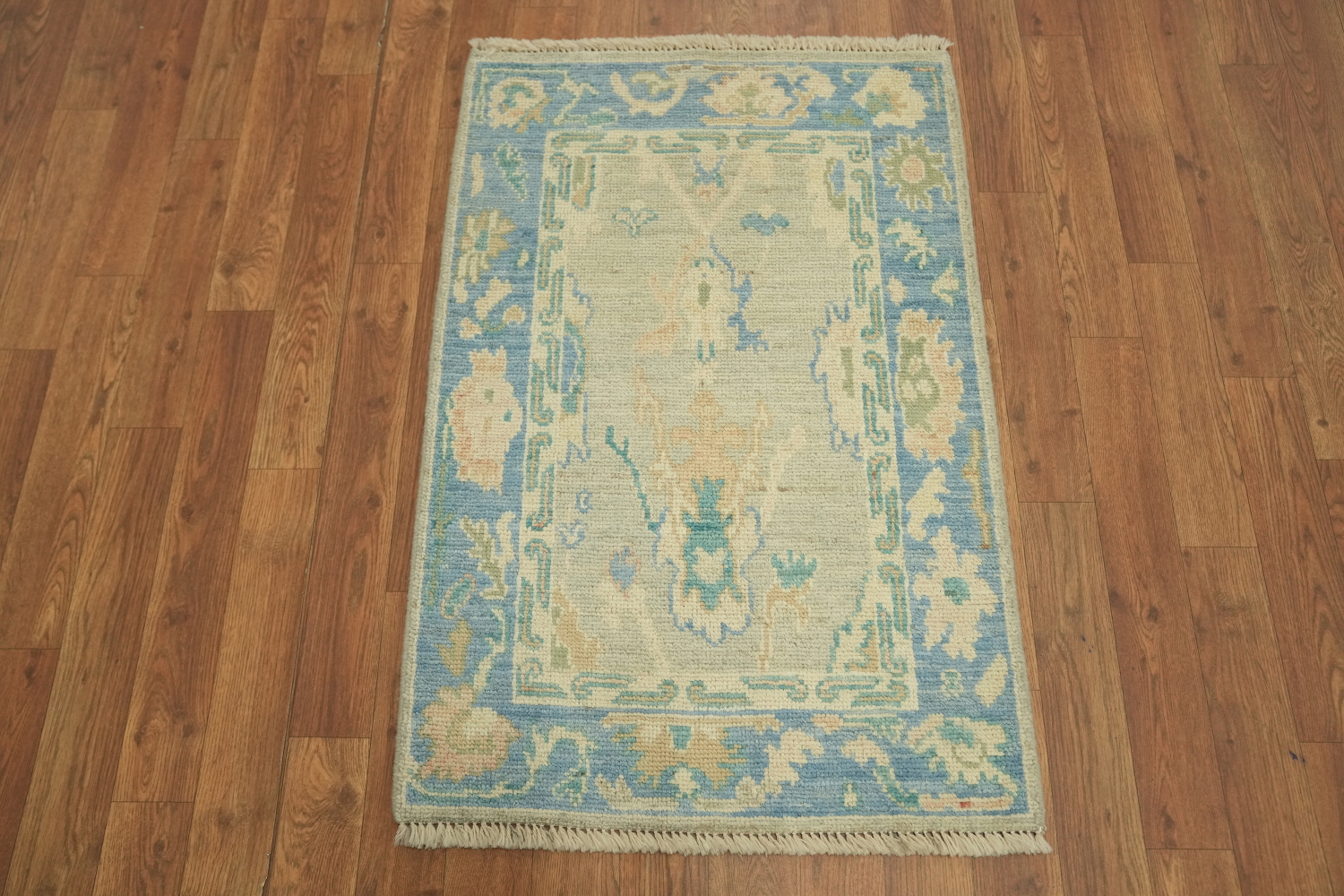 Vegetable Dye Oushak Oriental Rug 2x3
