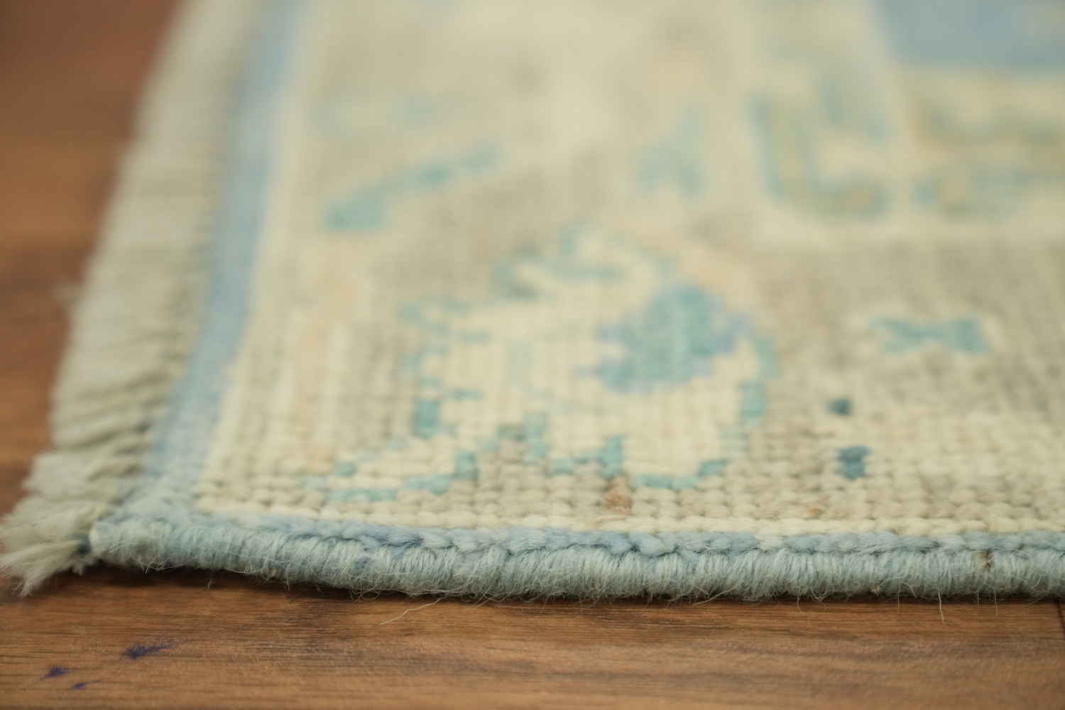 Handmade Oushak Vegetable Dye Accent Rug 2x3