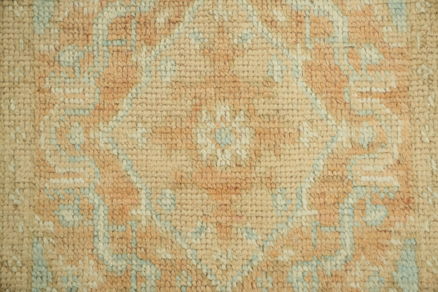Vegetable Dye Oushak Accent Turkish Rug 2x3