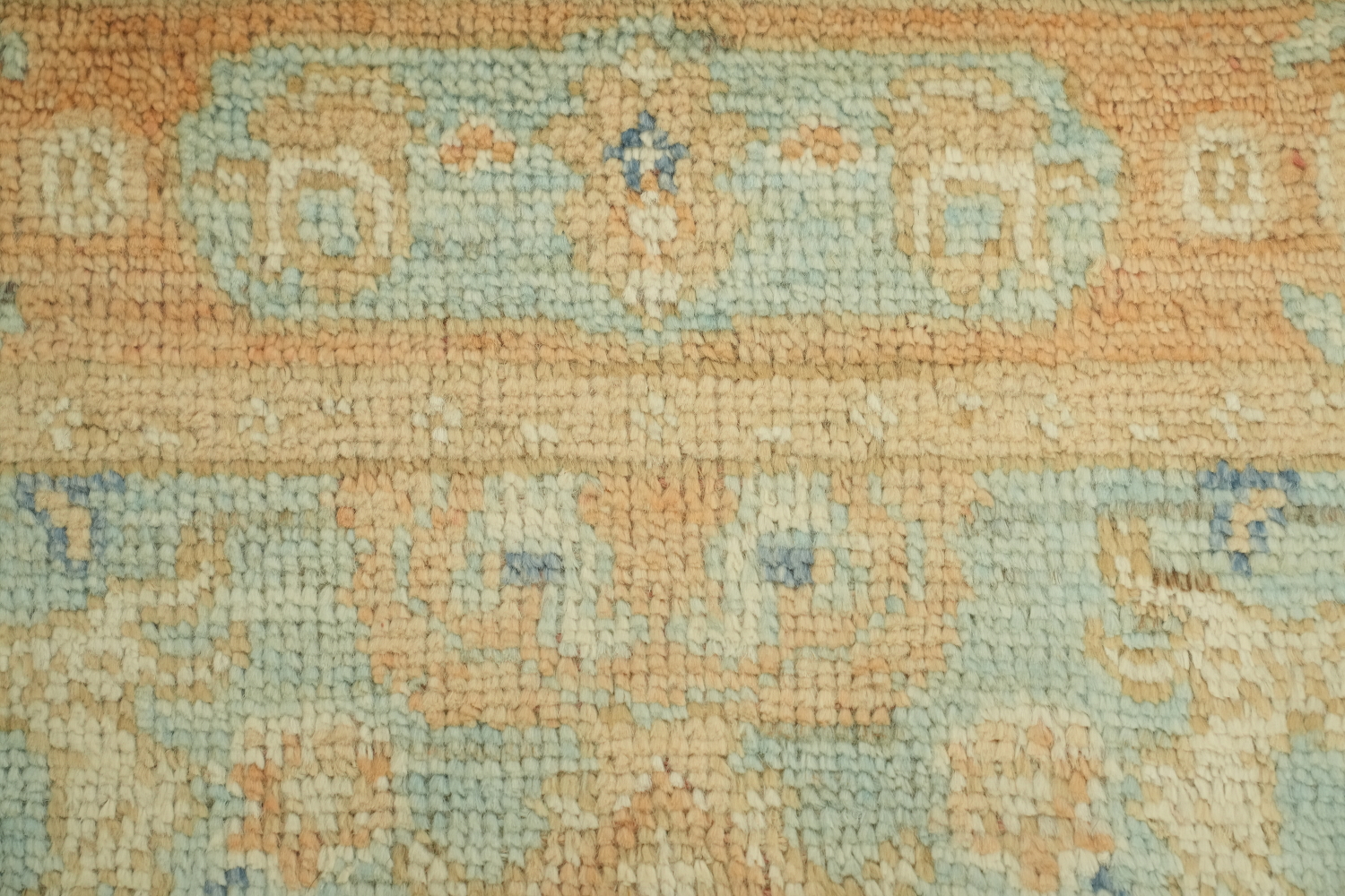 Vegetable Dye Oushak Accent Turkish Rug 2x3