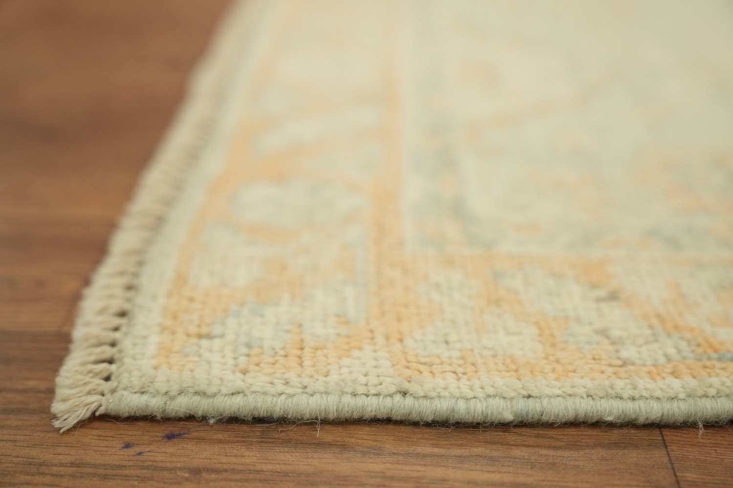 Turkish Muted Oushak Vegetable Dye Accent Rug 2x3