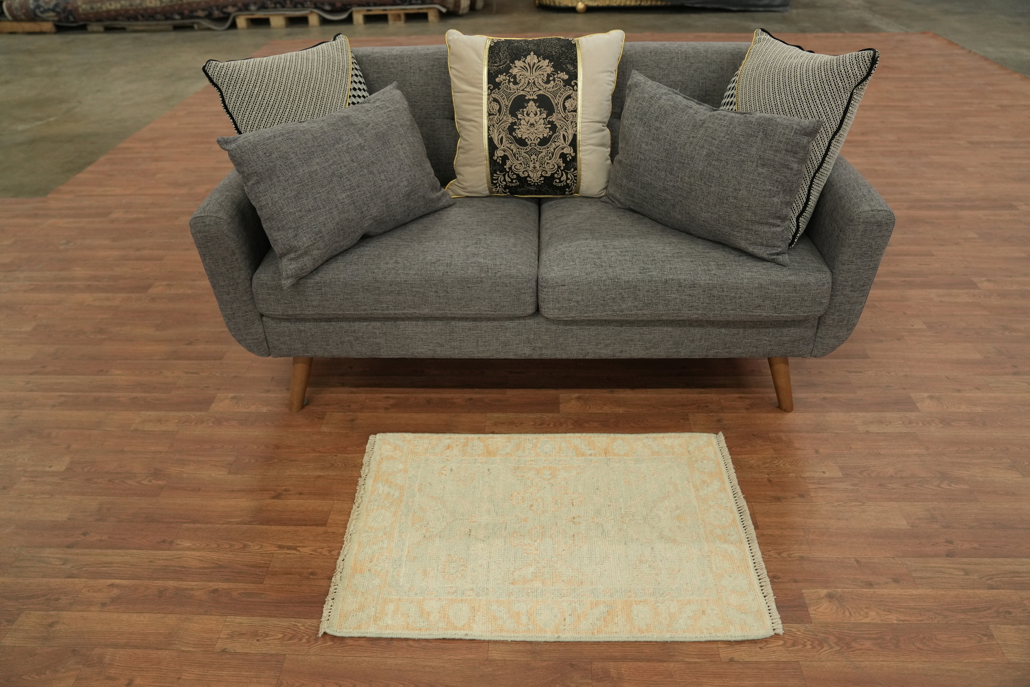 Vegetable Dye Oushak Oriental Rug 2x3