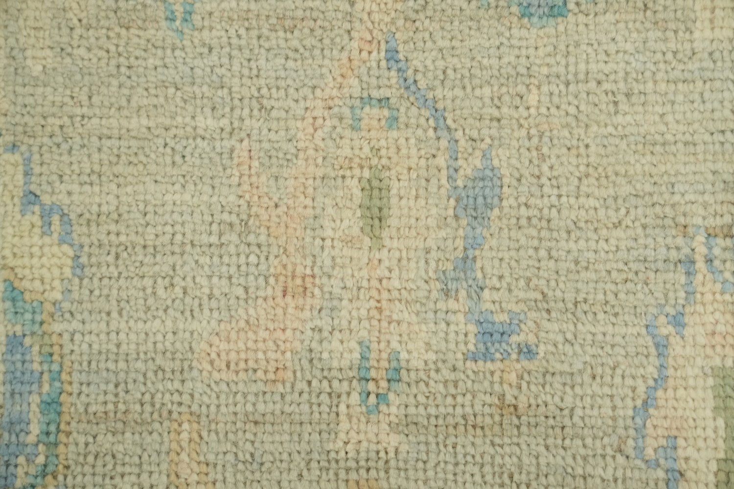 Vegetable Dye Oushak Accent Turkish Rug 2x3