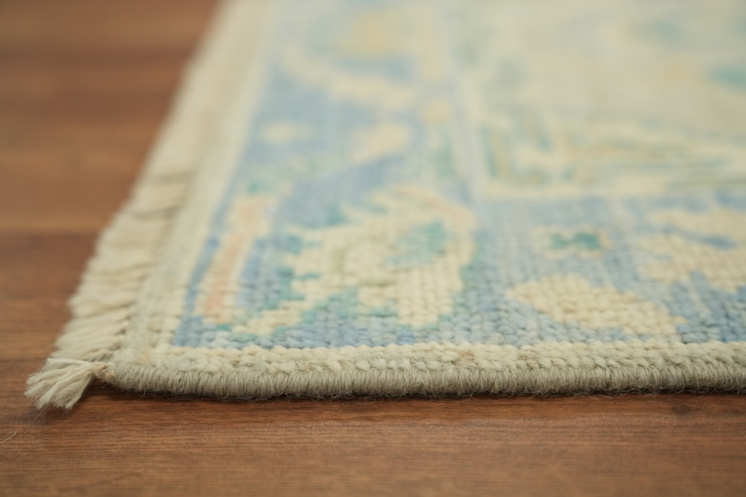 Vegetable Dye Oushak Accent Turkish Rug 2x3