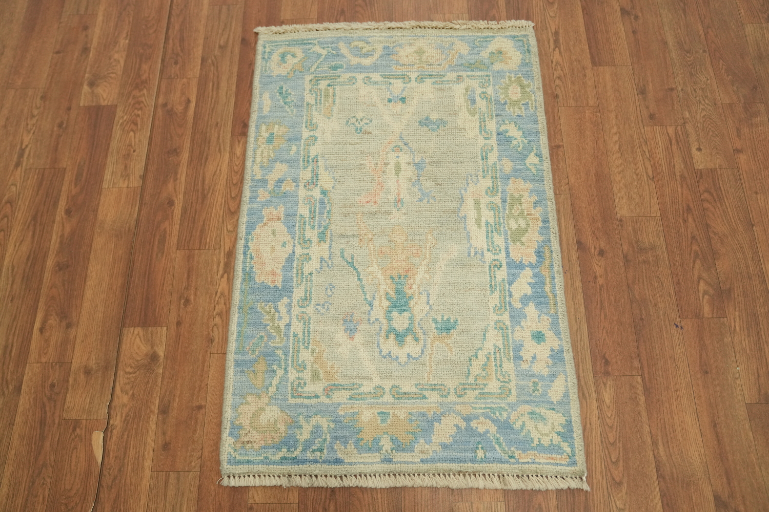 Handmade Oushak Vegetable Dye Rug 2x3
