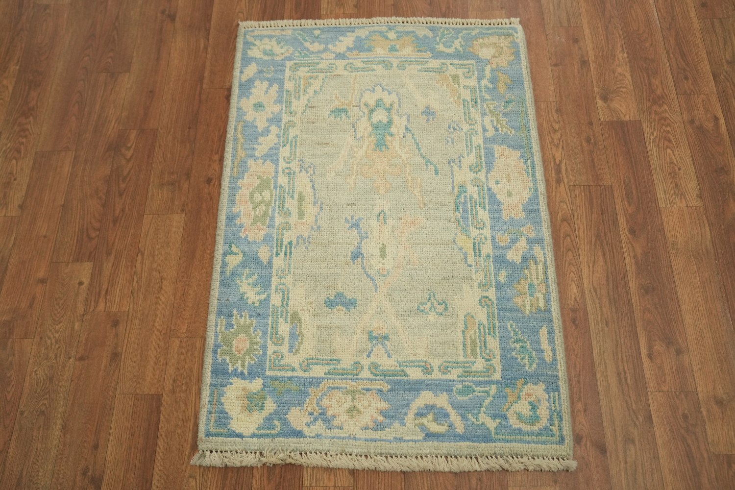 Vegetable Dye Oushak Oriental Rug 2x3