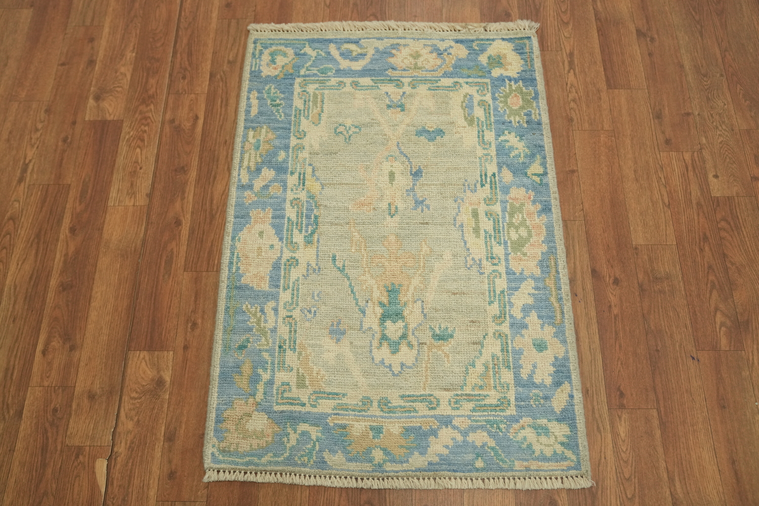 Vegetable Dye Oushak Oriental Rug 2x3