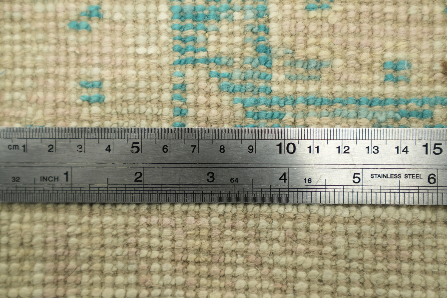 Vegetable Dye Oushak Turkish Wool Rug 2x3