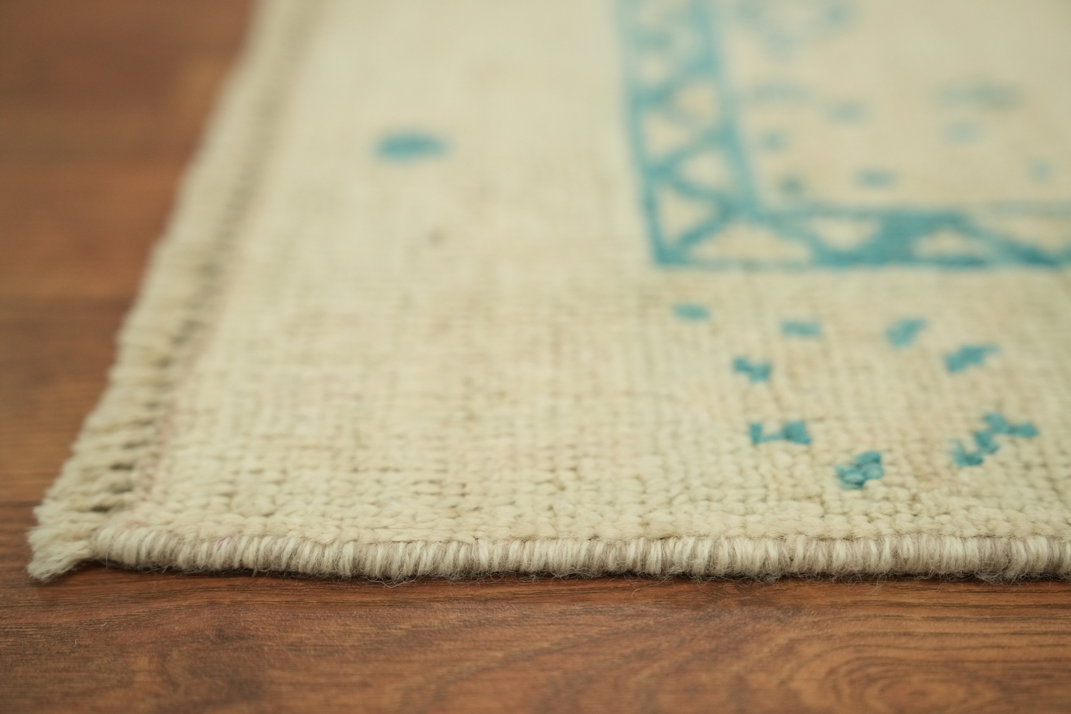 Vegetable Dye Oushak Turkish Wool Rug 2x3