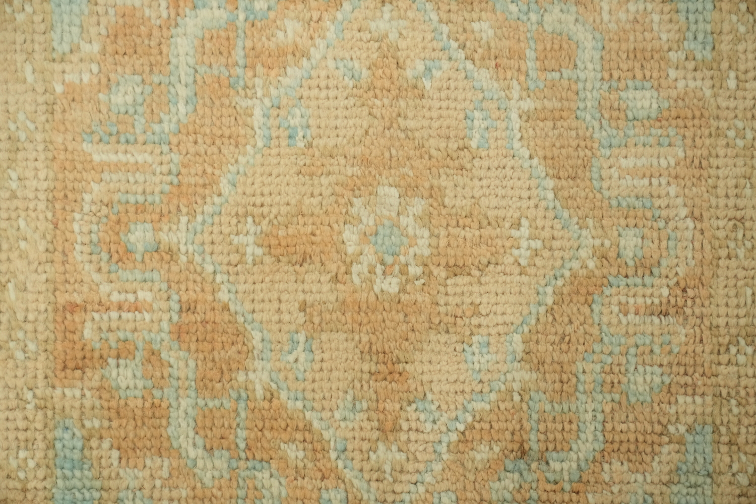 Vegetable Dye Oushak Accent Turkish Rug 2x3