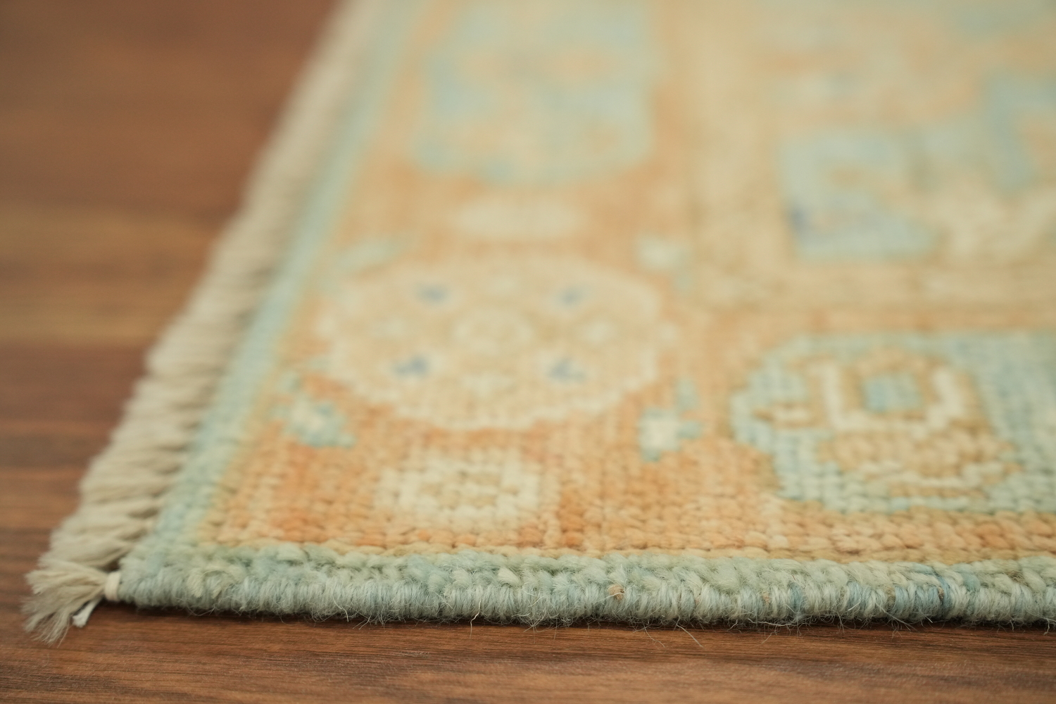 Vegetable Dye Oushak Accent Turkish Rug 2x3