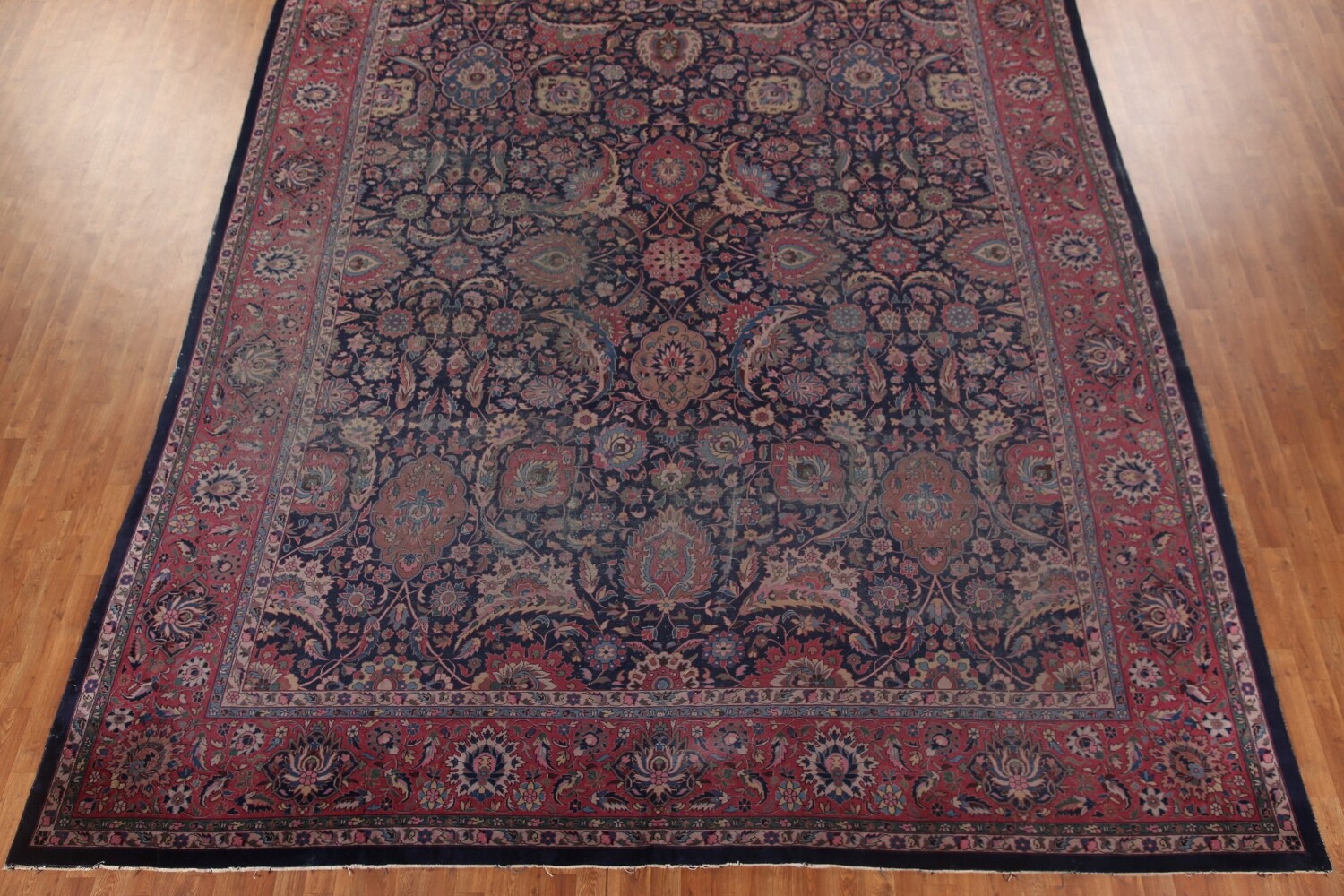 Pre-1900 Antique Vegetable Dye Tabriz Persian Rug 10x15