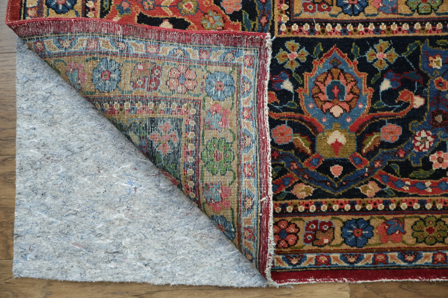 Antique Tabriz Vegetable Dye Persian Area Rug 9x12