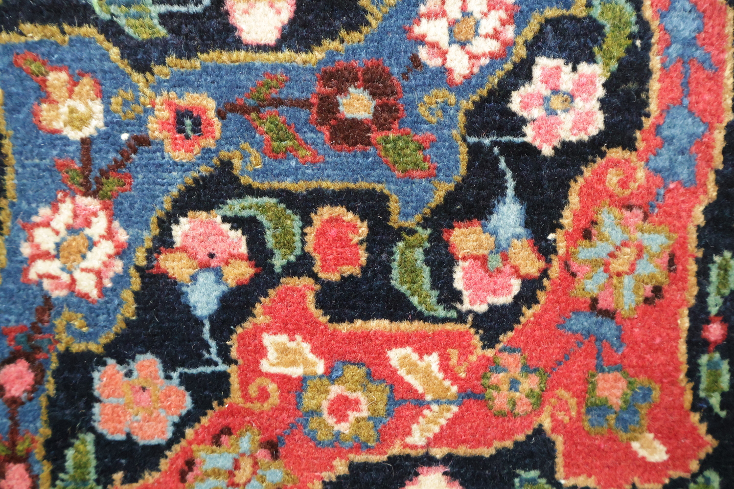 Antique Tabriz Vegetable Dye Persian Area Rug 9x12