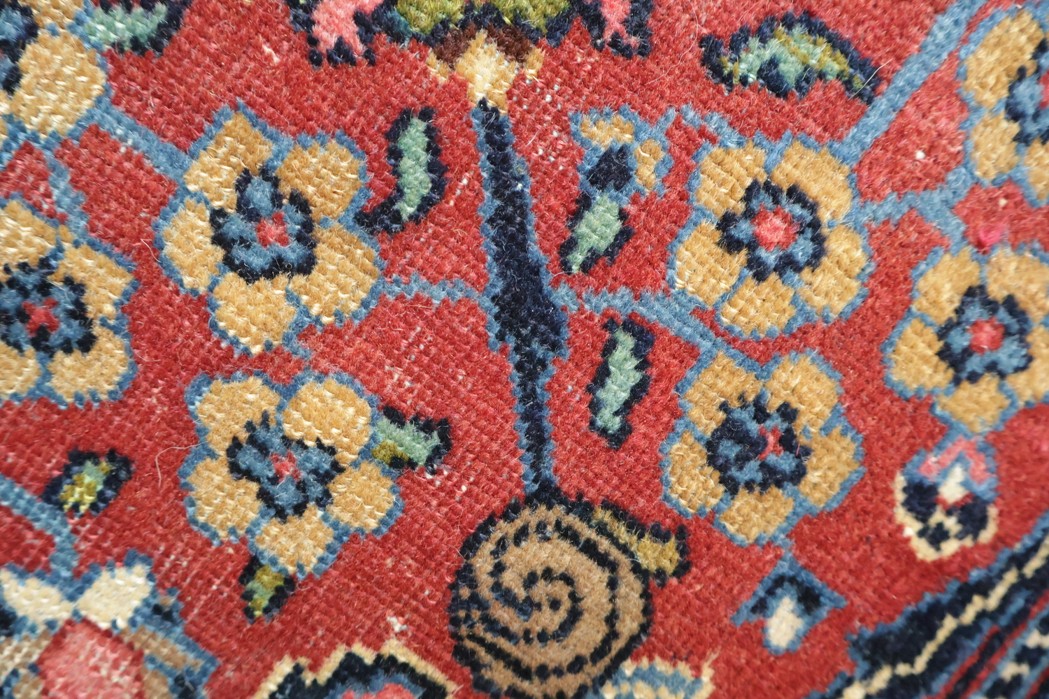 Antique Tabriz Vegetable Dye Persian Area Rug 9x12