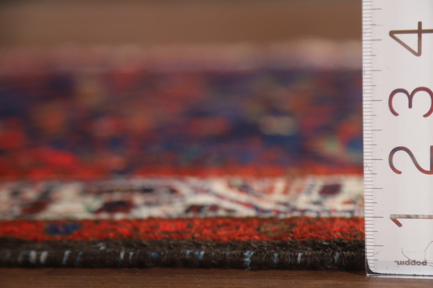 Antique Vegetable Dye Bakhtiari Persian Runner Rug 3x16