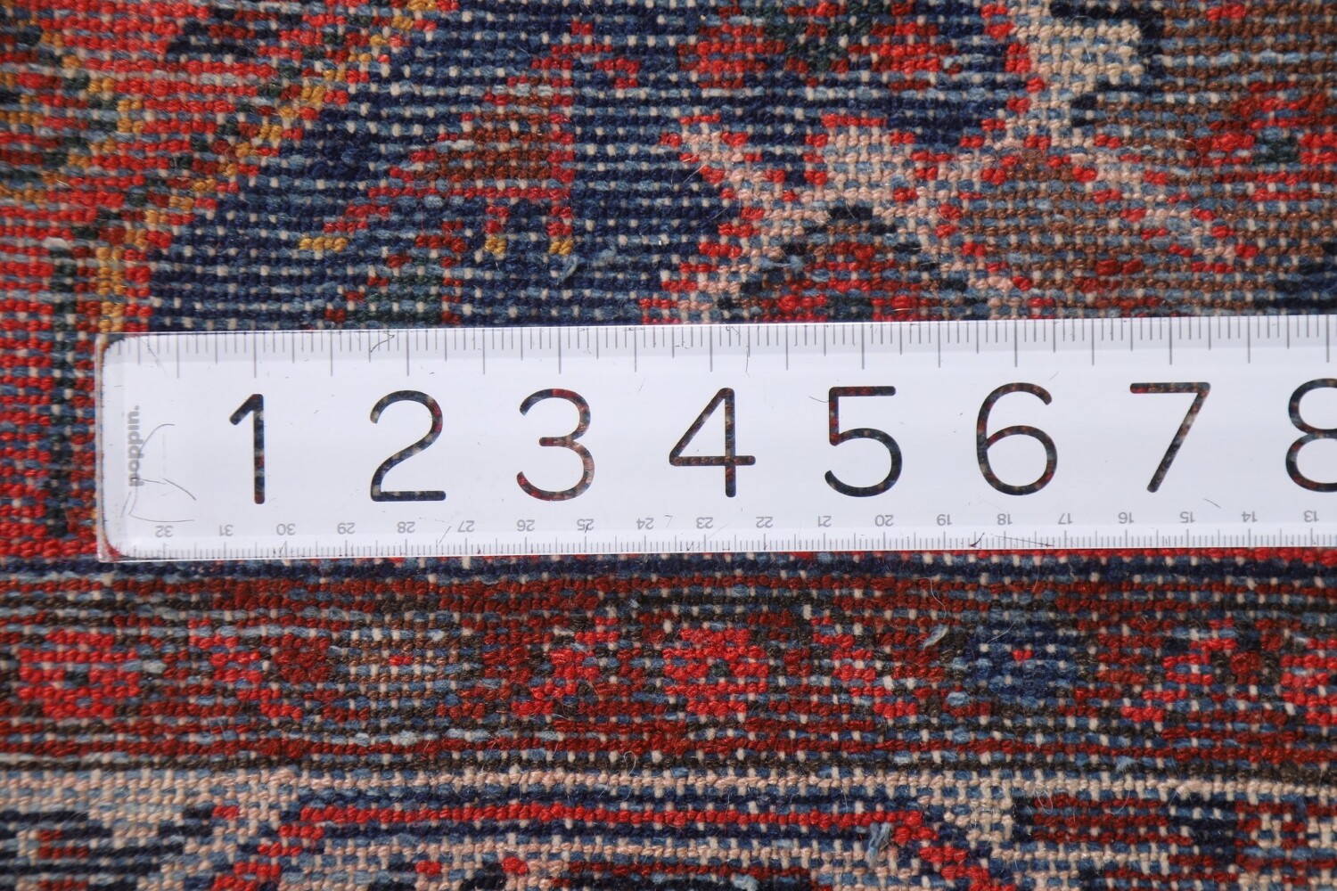 Antique Vegetable Dye Bakhtiari Persian Runner Rug 3x16