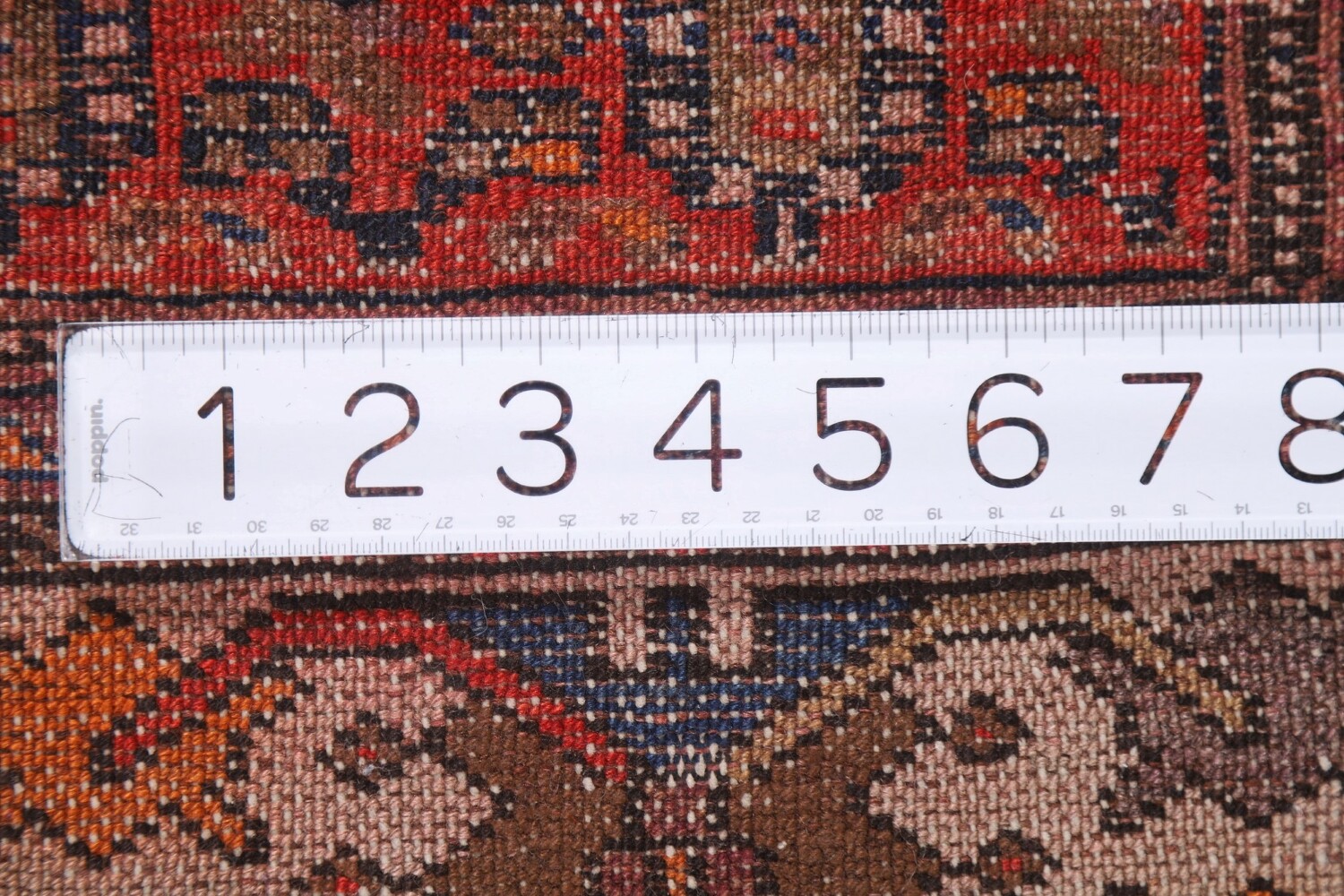 Pre-1900 Vegetable Dye Malayer Persian Runner Rug 4x17