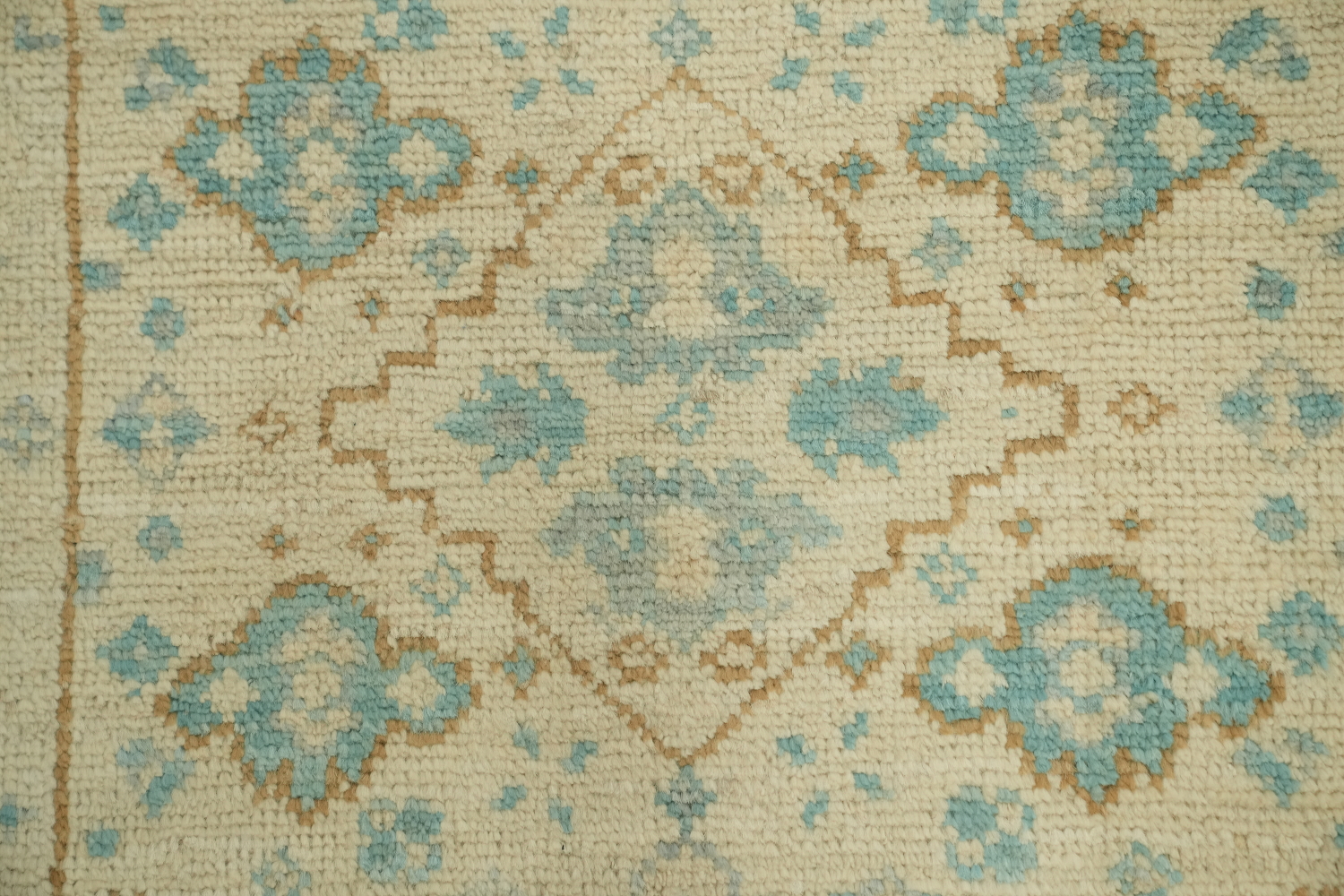 Turkish Oushak Vegetable Dye Accent Rug 3x4