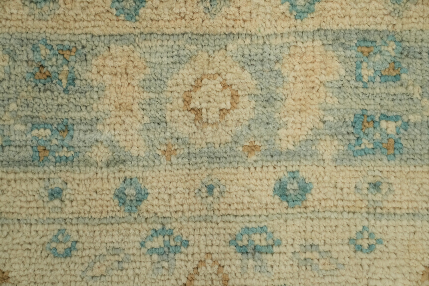 Turkish Oushak Vegetable Dye Accent Rug 3x4