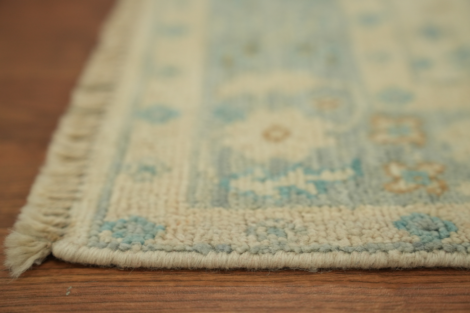 Turkish Oushak Vegetable Dye Accent Rug 3x4