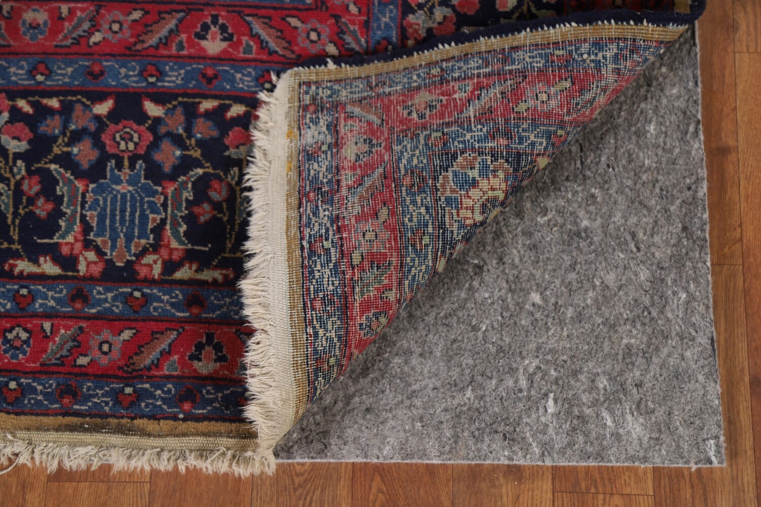 Pre-1900 Vegetable Dye Tabriz Persian Living Room Rug 7x11