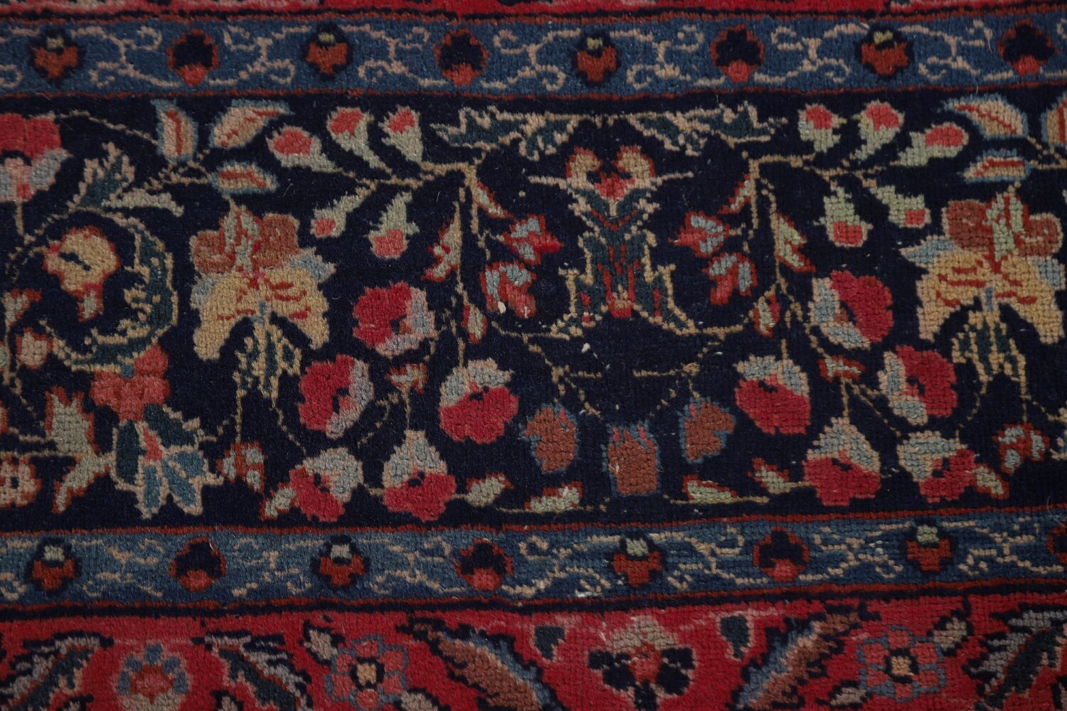 Pre-1900 Vegetable Dye Tabriz Persian Living Room Rug 7x11