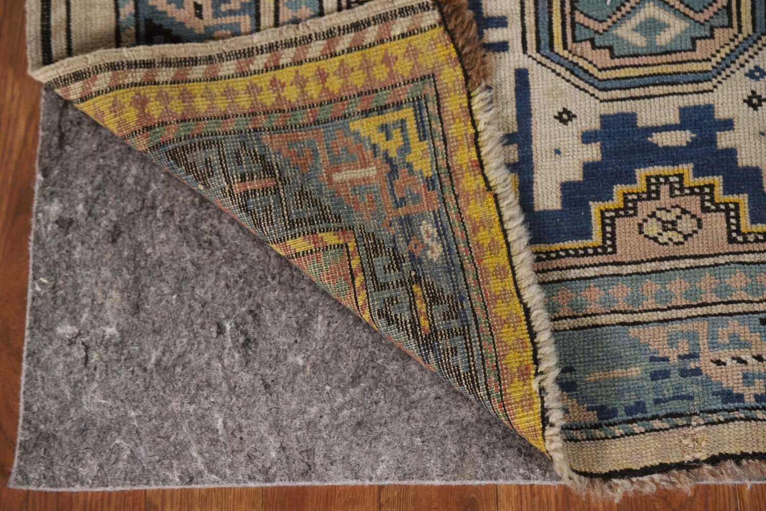 Pre-1900 Antique Vegetable Dye Shirvan Wool Accent Rug 3x5