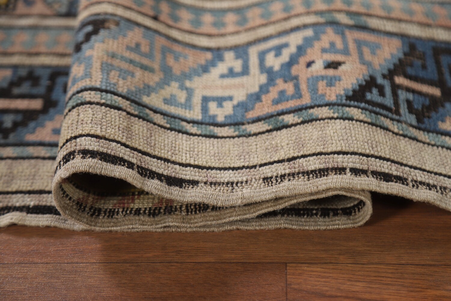 Pre-1900 Antique Vegetable Dye Shirvan Wool Accent Rug 3x5