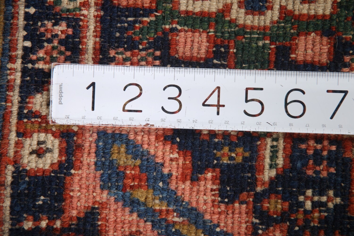 Vegetable Dye Heriz Serapi Antique Persian Rug 9x12