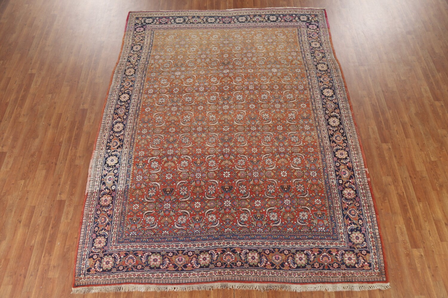 Vegetable Dye Antique Bidjar Persian Area Rug 8x11