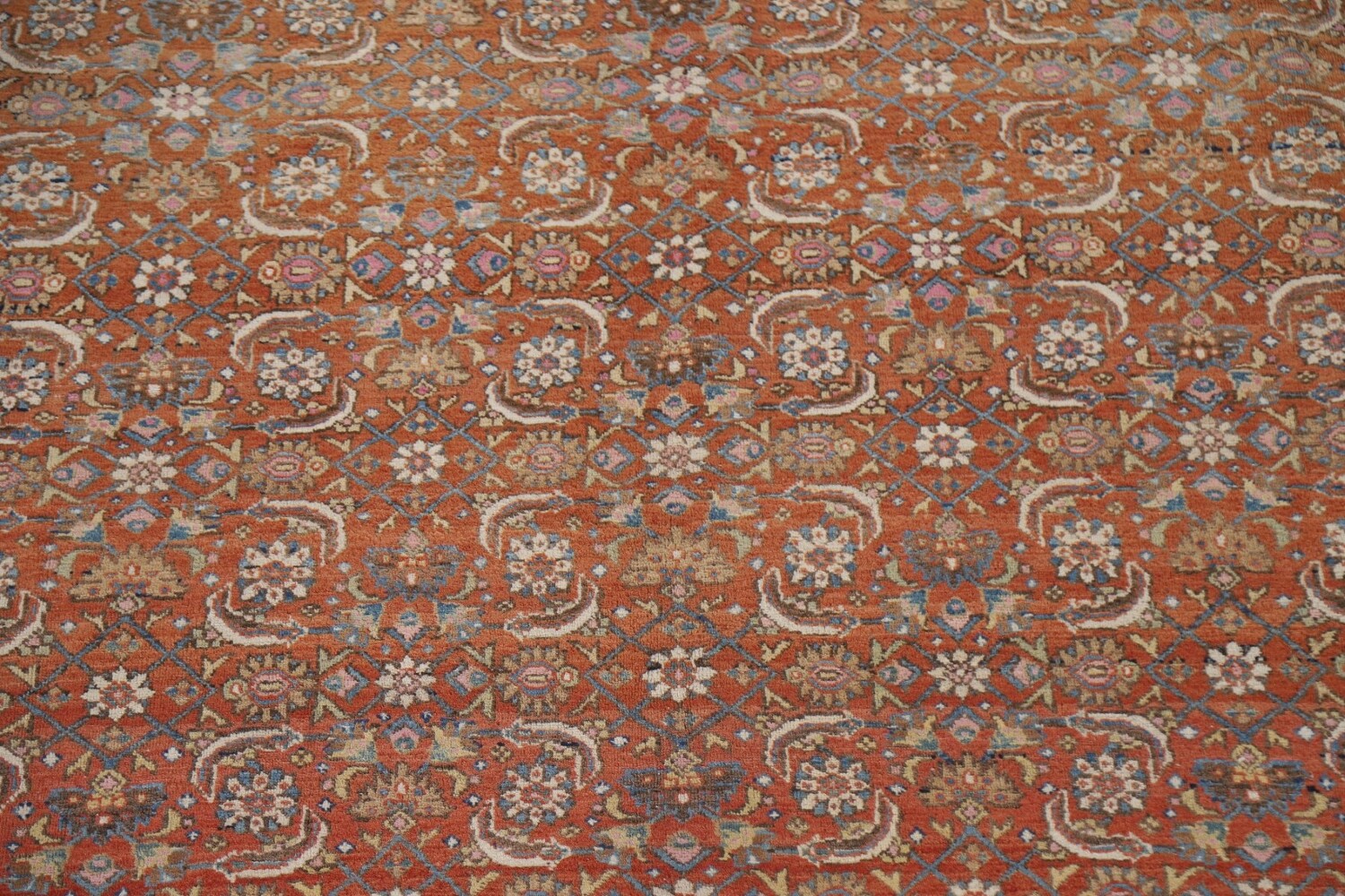 Vegetable Dye Antique Bidjar Persian Area Rug 8x11