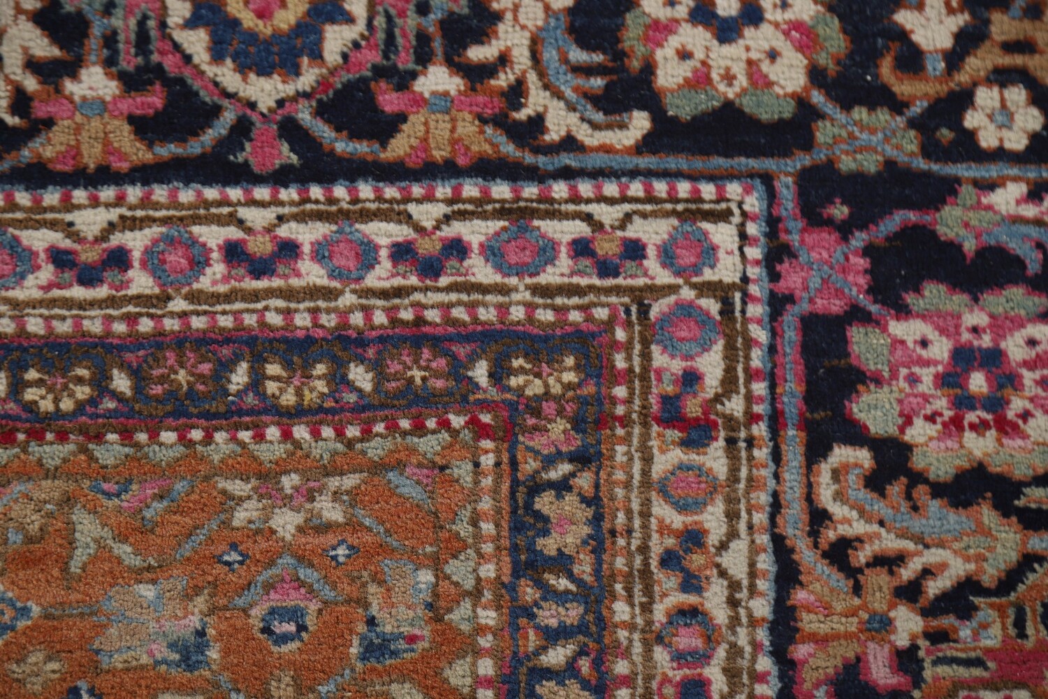 Vegetable Dye Antique Bidjar Persian Area Rug 8x11
