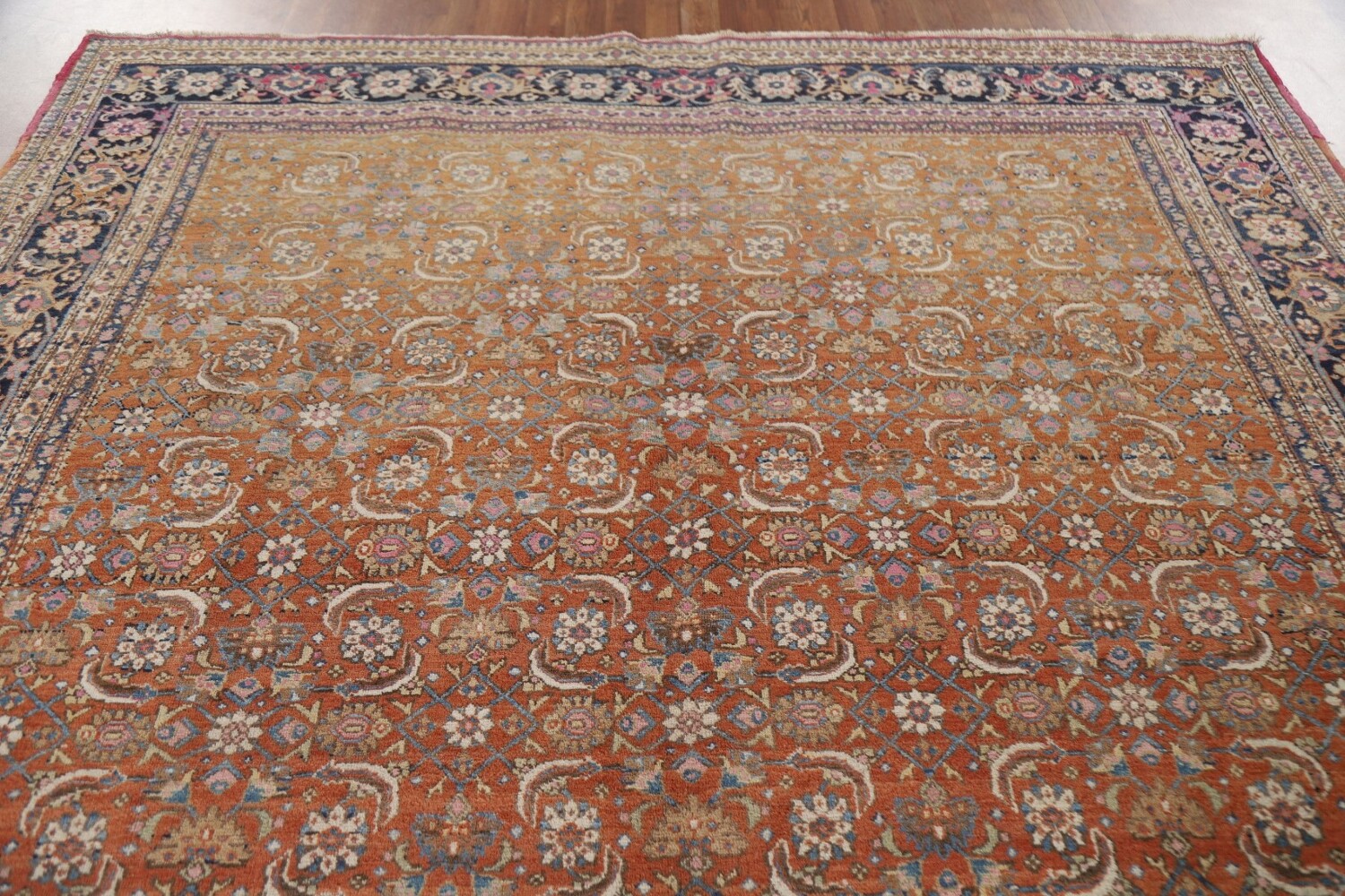 Vegetable Dye Antique Bidjar Persian Area Rug 8x11