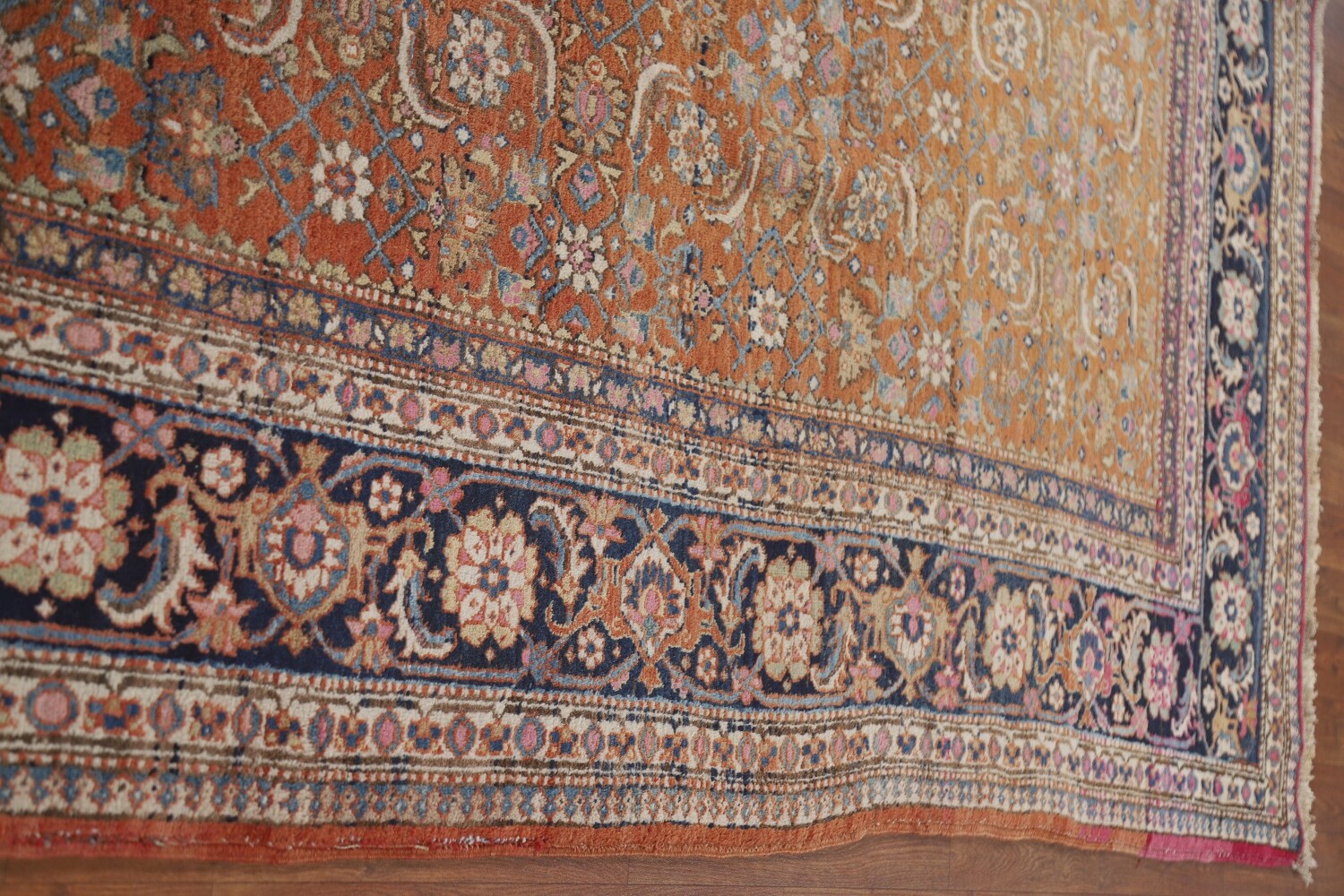 Vegetable Dye Antique Bidjar Persian Area Rug 8x11